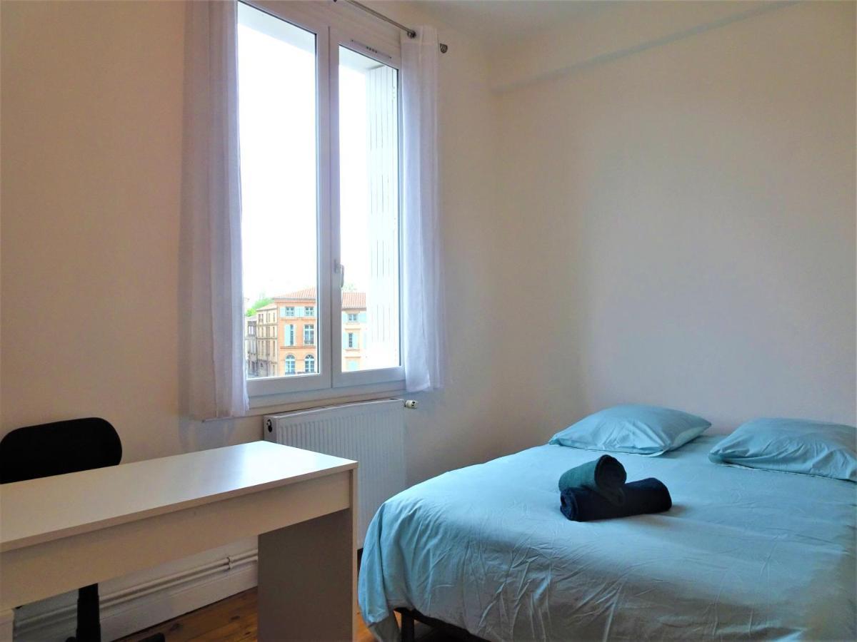 Chambre Privee Et Spacieuse Au Sein D'Un Logement Partage - Central, Quartier Villebourbon - 3 Chambres Doubles - 2 Balcons - Places De Stationnements Gratuites - 5 Min A Pied Gare Et Hypercentre Montauban Dış mekan fotoğraf